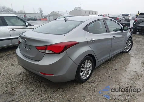 2014 Hyundai Elantra Se from USA, damaged, VIN KMHDH4AE0EU086000